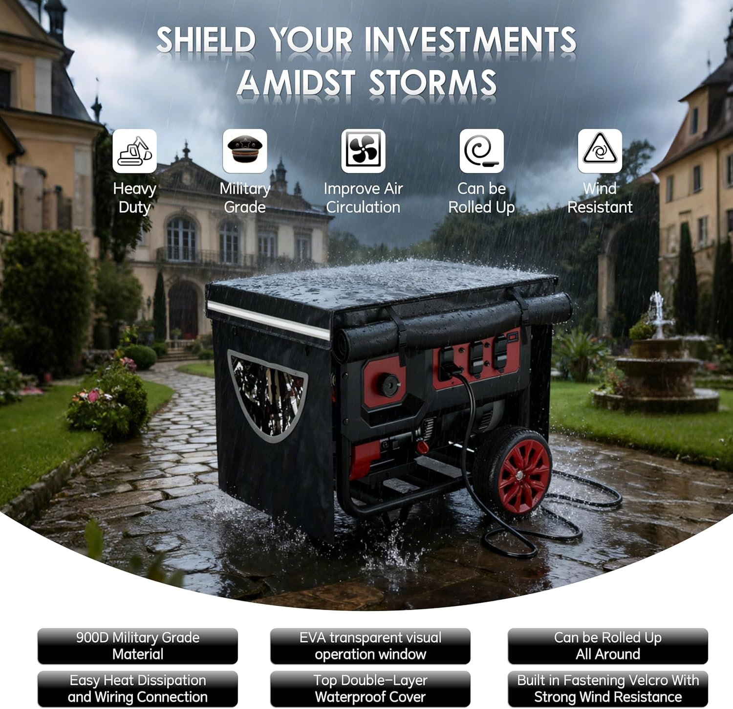 Generator Cover, Generator Covers While Running, 38 