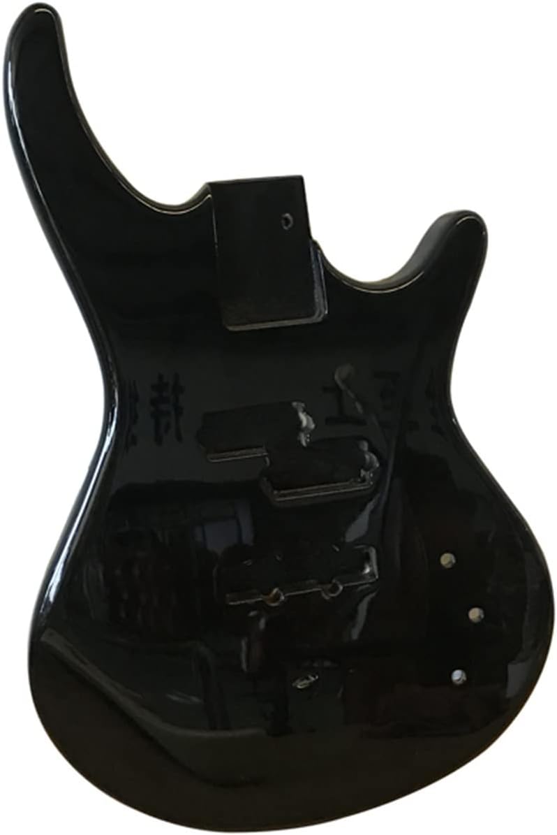 TSTS Black Color Alder Electric Bass Guitar Body 6.2cm Pocket Width for ST Bass Guitar Panel Guitar DIY Accessory (Color : 02)