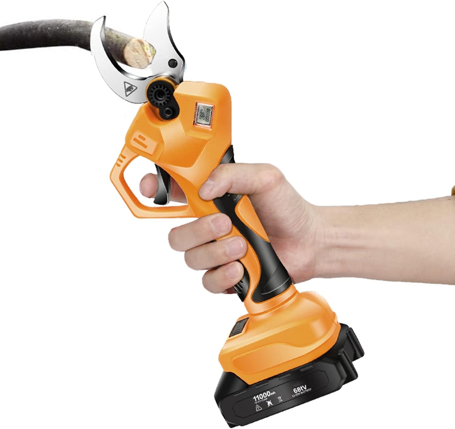 Outdoor Electric Pruning Shears, 50mm Adjustable Cutting Diameter Gardening Scissor Pruner, Portable Electric Pruner Branch Cutter, for Hedge, Fruit, Bush