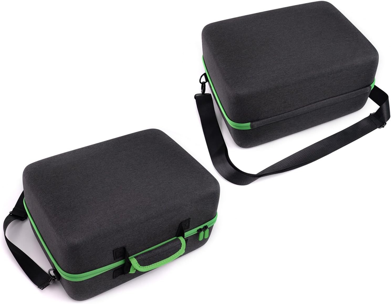 Carrying Case Compatible with Series X for Series S Game Consoles and Other Accessories, EVA Hard Case, Game Console Portable Carrying Case Organized Custom Compartments