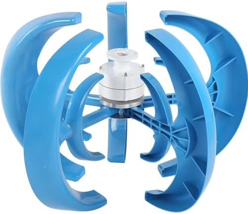 800W Vertical Axis Wind Turbine Kit for Home & Camping - Silent, MPPT Controller, 12V/24V Renewable Energy Solution, Eco-Friendly Power Generator, Efficient & Compact Design