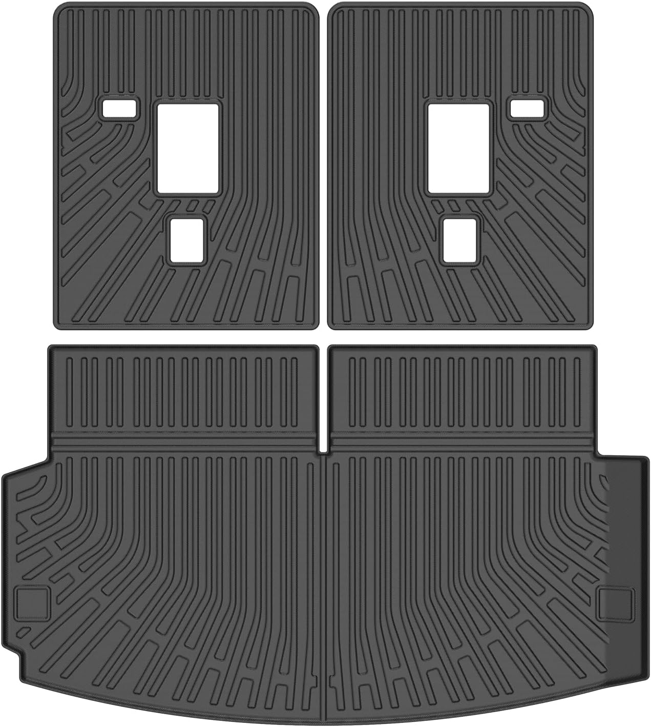 Durango Cargo Liner - Trunk Mat for Dodge Durango 6 & 7 Seats 2016-2025 2026, All Weather Cargo Mat for Durango Accessories, Heavy Duty Car Mats, Car Accessories