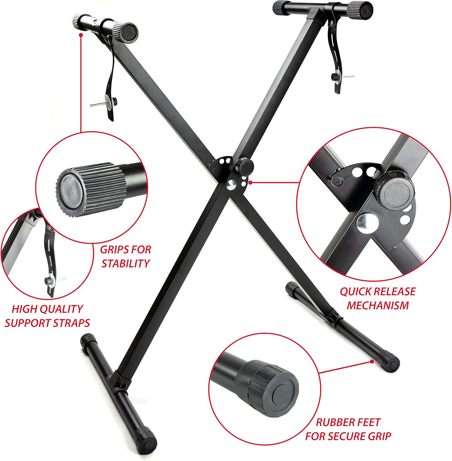 Alesis Recital – 88 Key Digital Piano Keyboard with Semi Weighted Keys & RockJam 61 Key Keyboard Piano Stand With Pitch Bend Kit, Piano Bench, Headphones, Simply Piano App & Keynote Stickers