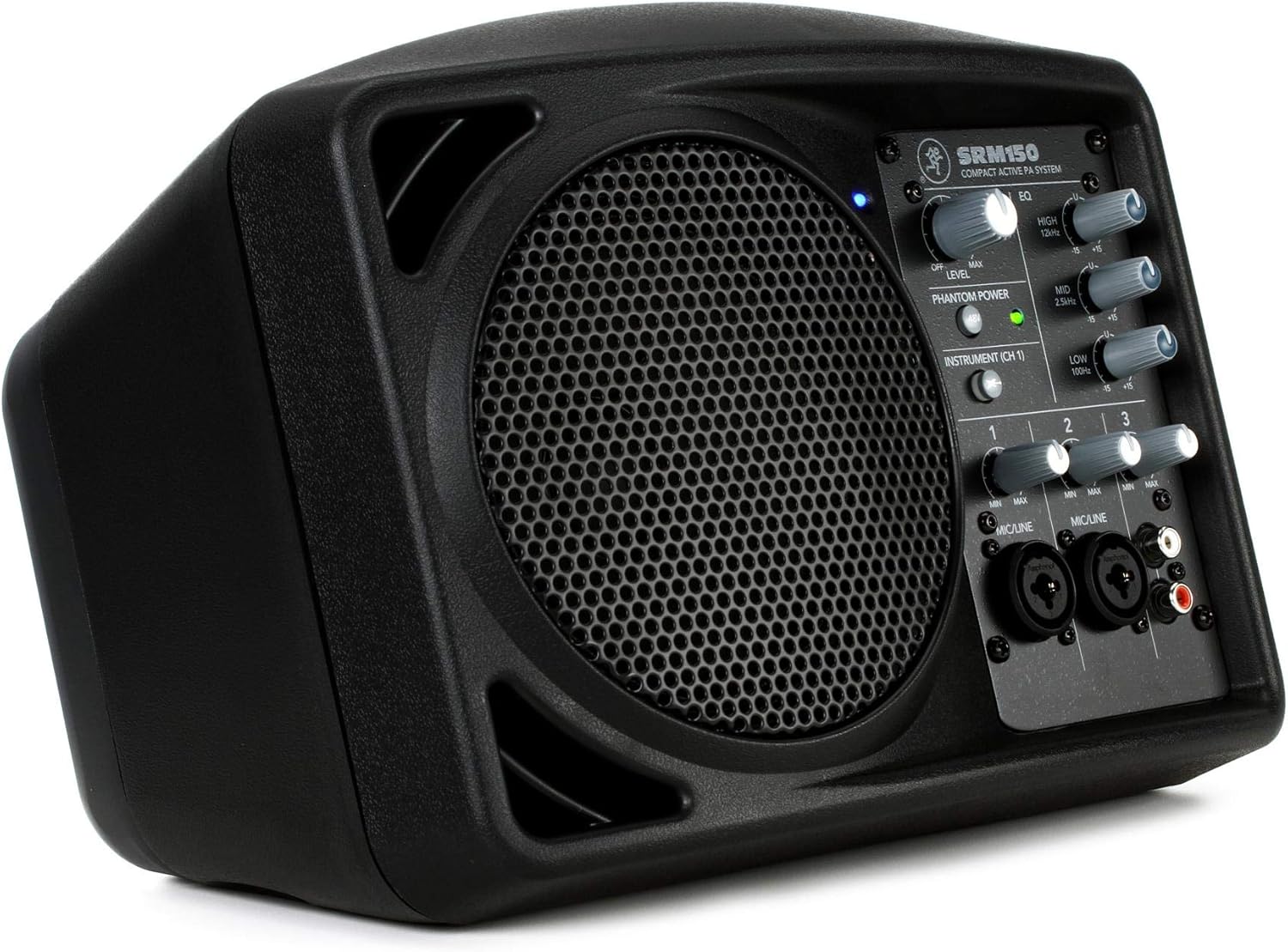 Mackie SRM150 5.25-Inch Compact Active PA System, Black