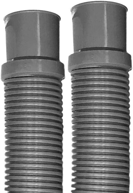Above Ground Filter Hose, Includes Clamps, 1.5 Inch x 3 ft - 2 pack