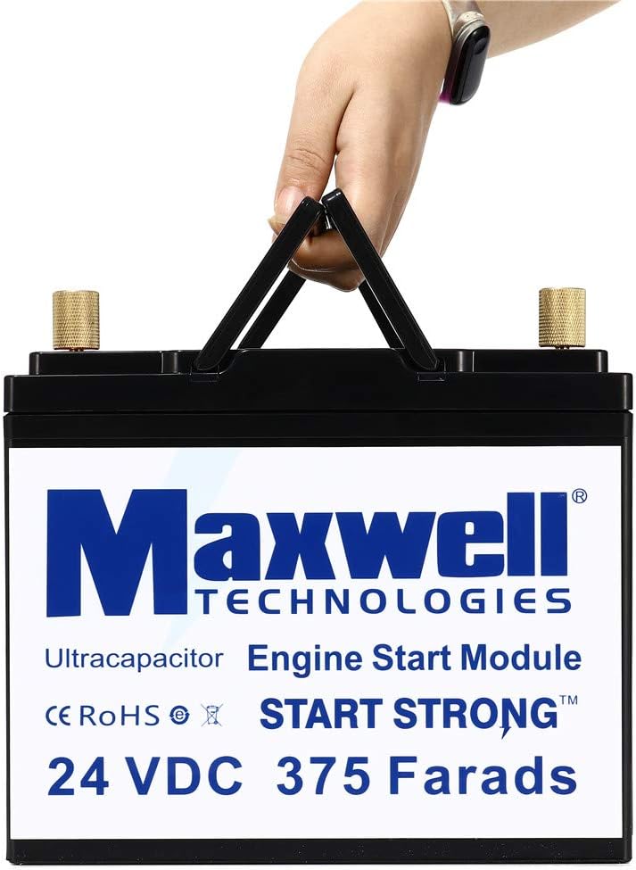 Maxwell Durablue 24V 375F Super Capacitor Solar Power System 3000Farads car Audio Amplifier 12V Engine Start Battery