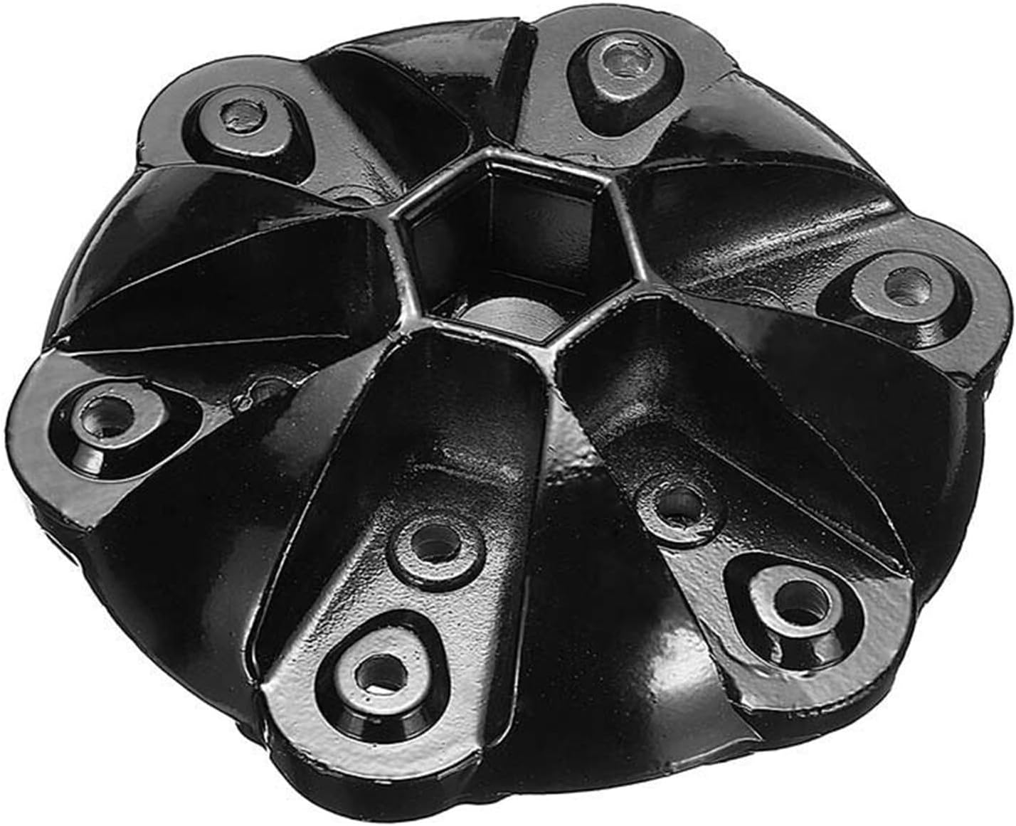 6 Blades Wind Turbine Hub and Cover DIY Horizontal Wind Turbine with Screw and Nut Kit DIY Wind Turbine Parts Small Windmill Accessories for Horizontal Wind Turbine Kit