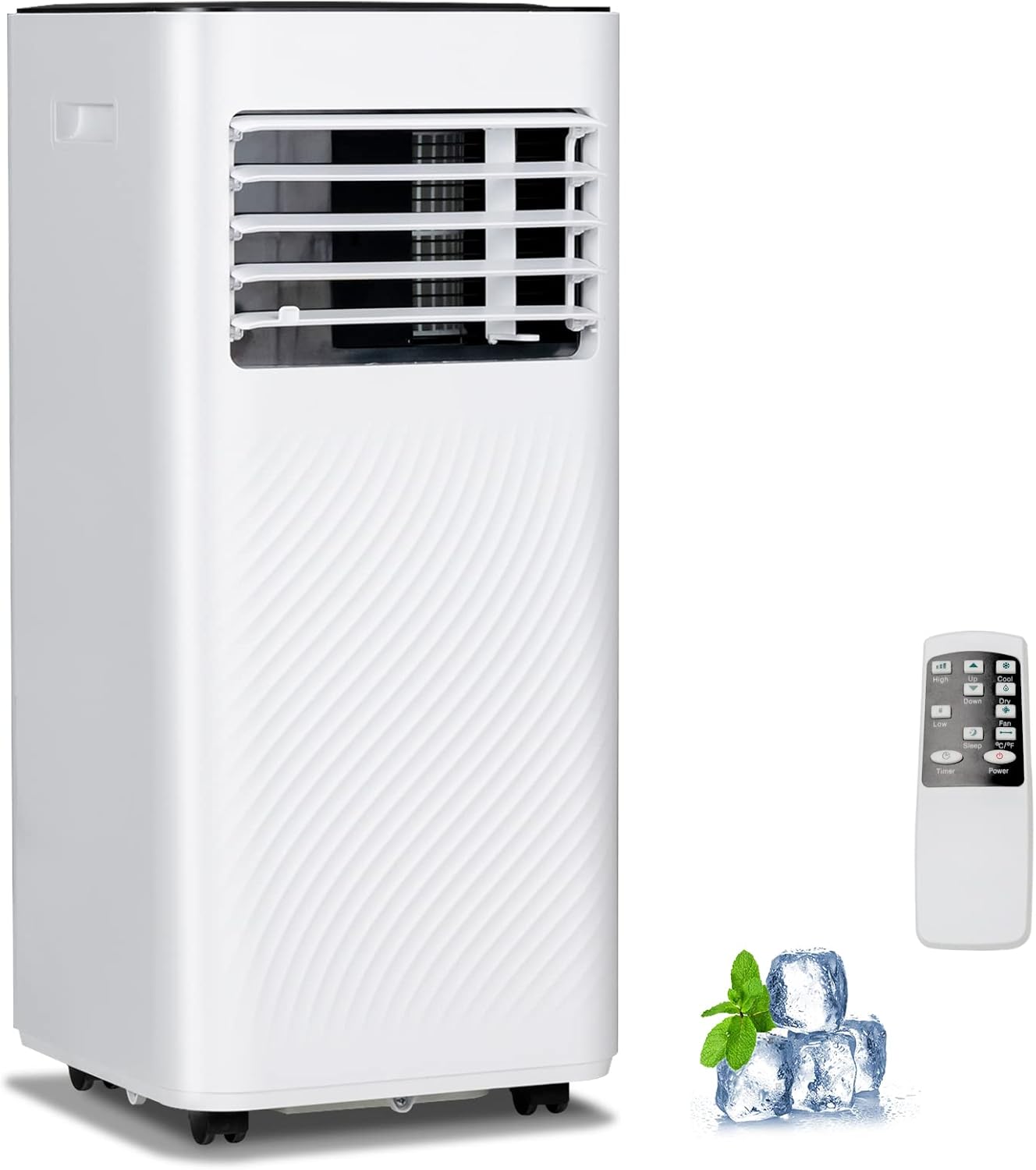 ARLIME Portable Air Conditioner,10,000 BTU AC Unit, 3 in 1 AC Unit, Fan & Dehumidifier for Rooms up to 350 Sq FT, Quiet Sleep Mode, 25H Timer, LED Display, Remote Control & Window Kit