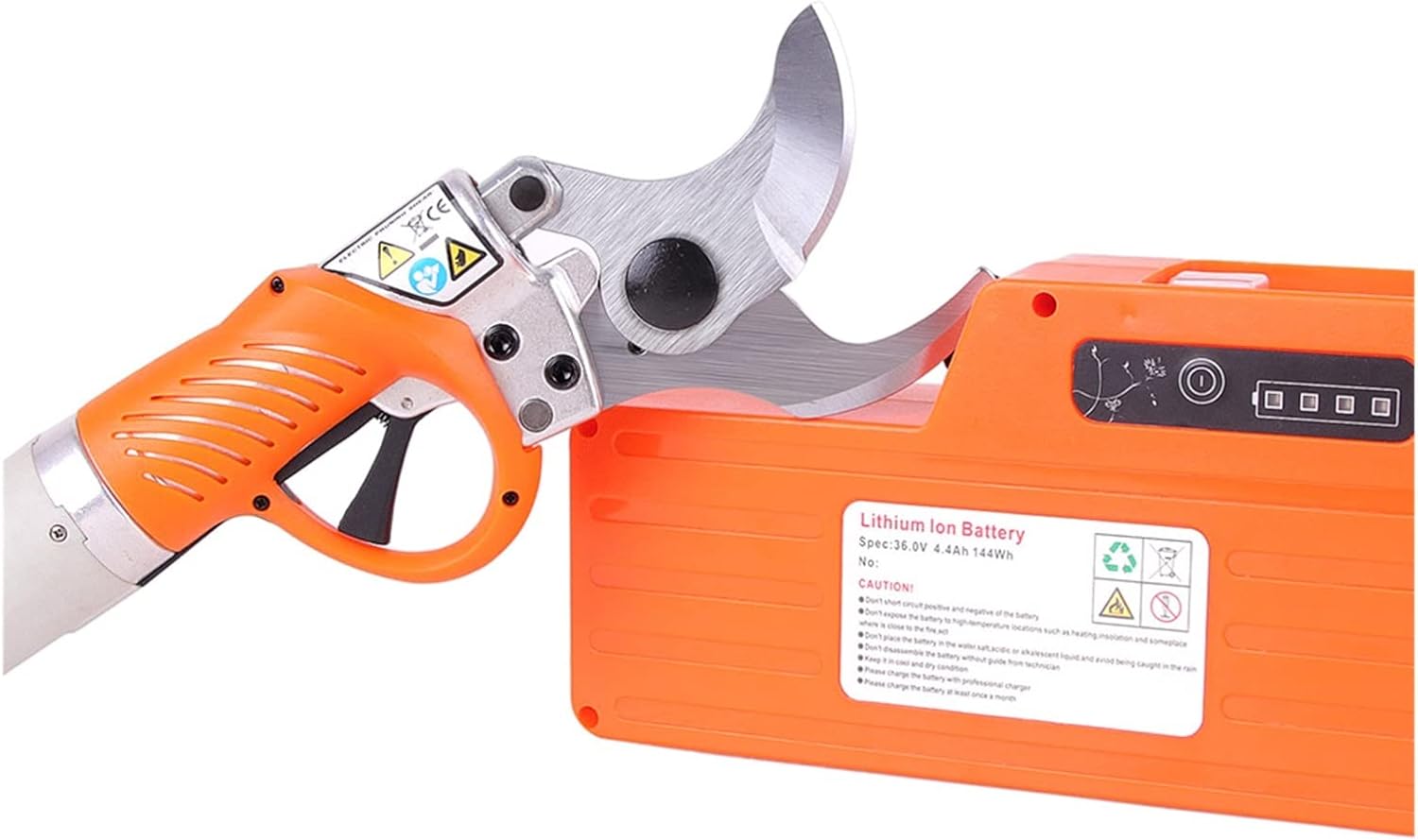 36V Battery Electric Pruning Shears Garden Shears Pruning Scissors of Tree with Extension Pole