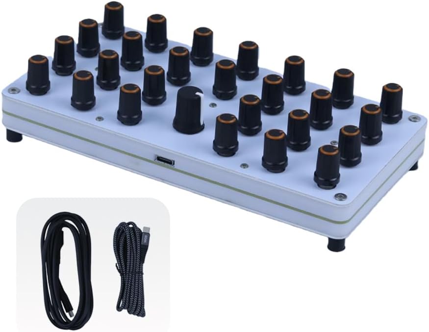 27 MIDI Knobs Knob Custom CC Information USB-C Interface Music Host Software Controller