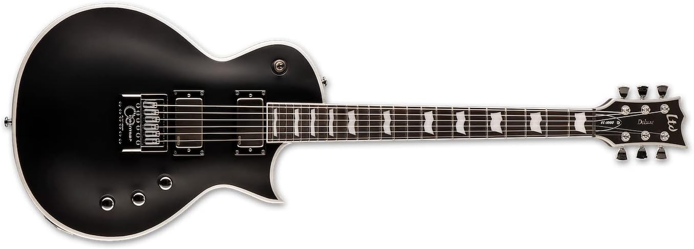 ESP LTD EC-1000 Evertune BB Electric Guitar - Black Satin