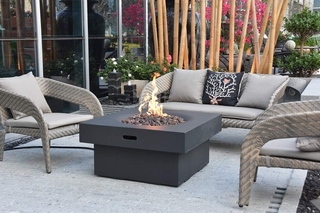 Modeno Fire Pit Fire Table Outdoor Furniture Branford Fire Table Brand-Propane