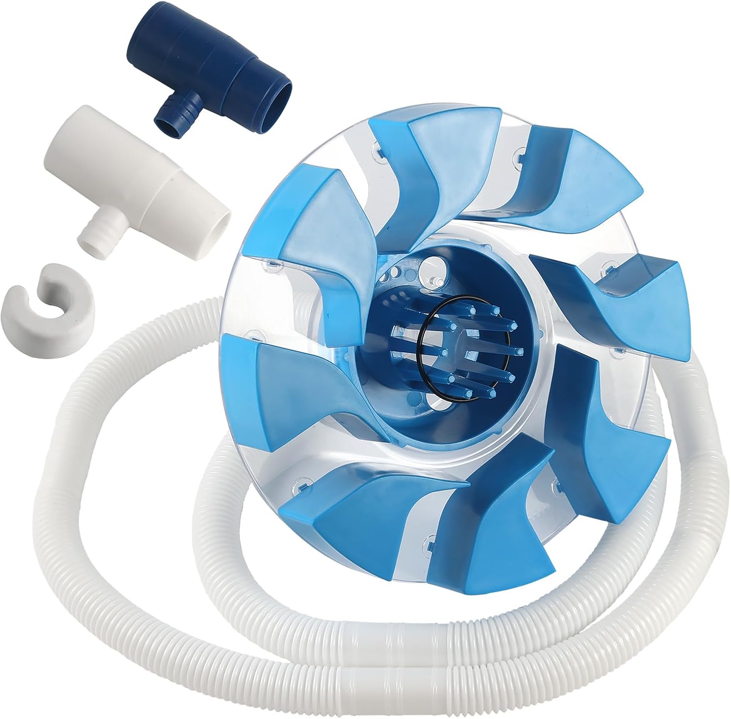 Automatic Pool Surface Cleaner Suction Skimmer for Pools Compatible with Zodiac MX8/X7/T3/TR2D/T5,Fit for Polaris Atlas/XT/MAXX, Barracuda G3, Hayward, Grey White