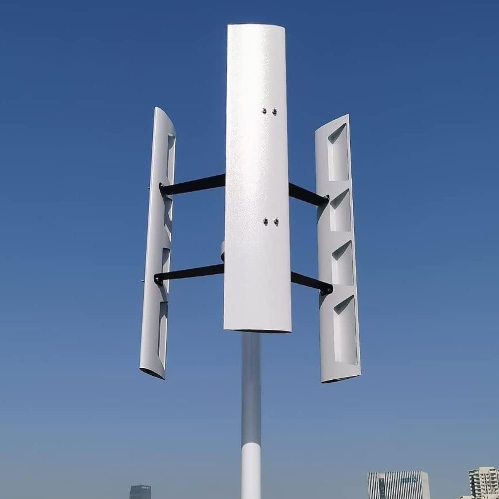 CAJUCA 1000W Vertical Wind Turbine Generator Free Energy Generator Windmill Motor with Controller for Marine Boat Home Factory Use