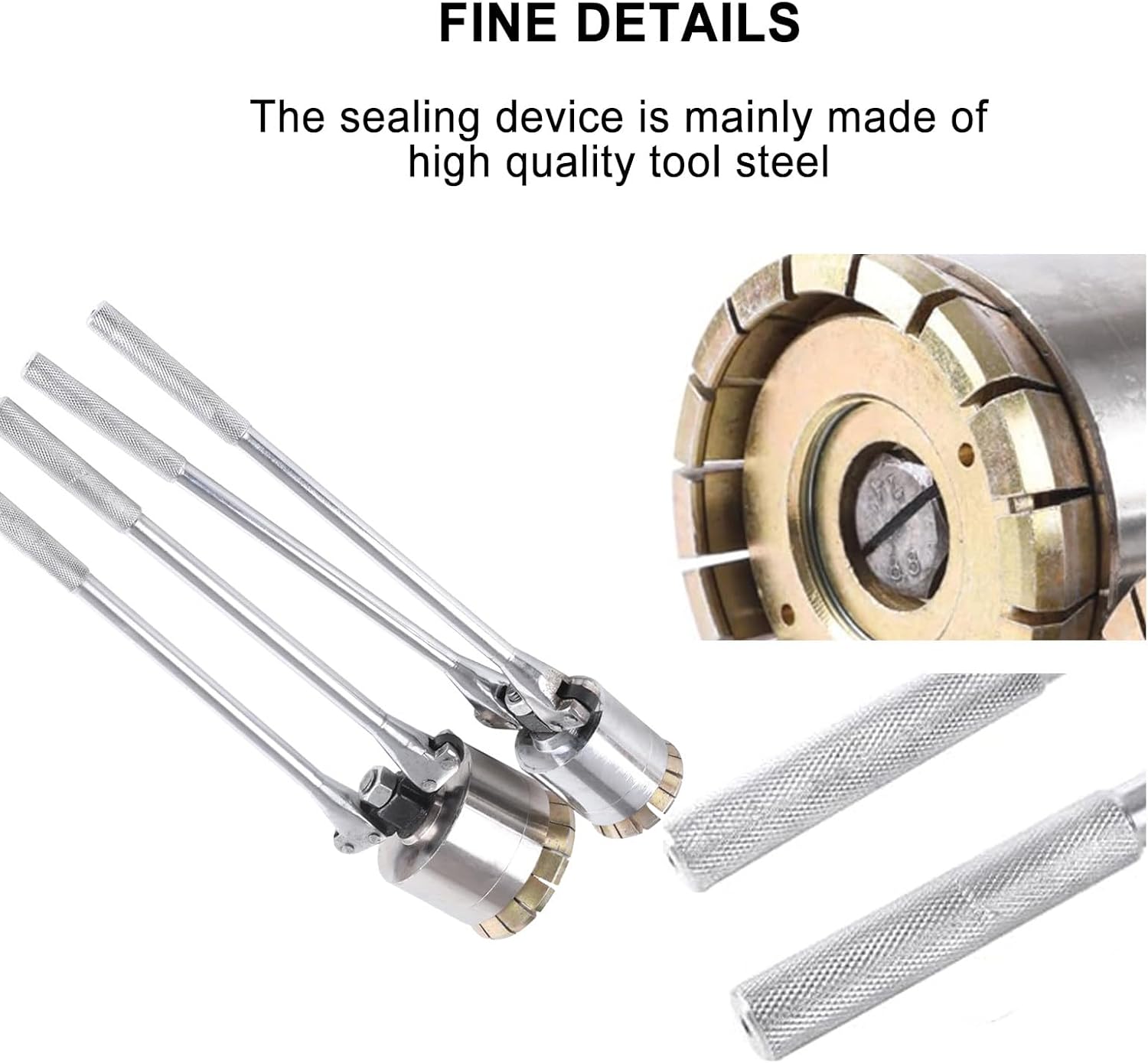 35/70Mm Oil Barrel Crimper Sealer, 200L Oil Drum Pressure Cap Sealing Barrel Crimping Tool, 53 Gallon Manual Oil Barrel Sealing Machine,70Mm-70mm