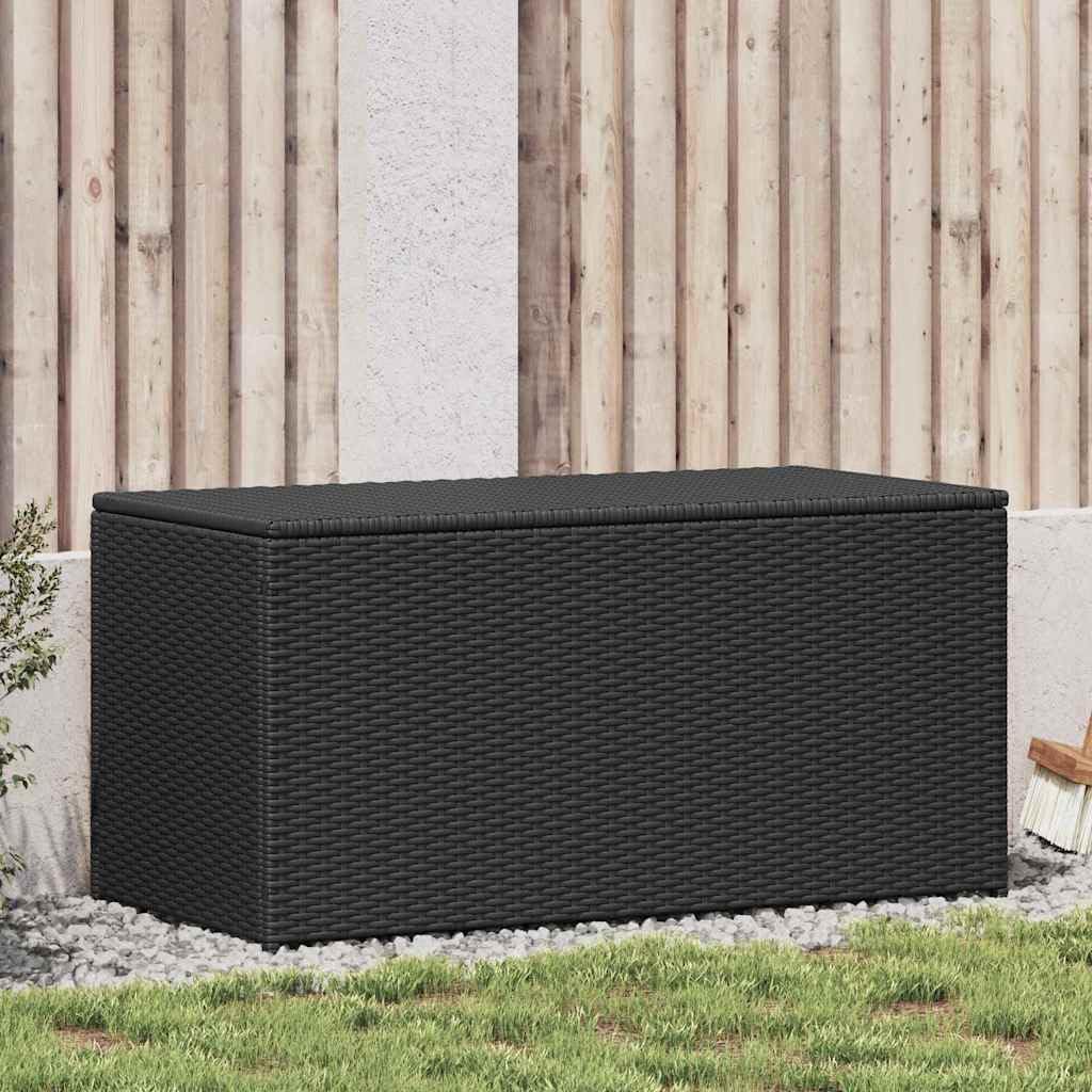 Poly Rattan Patio Storage Box, 39.4