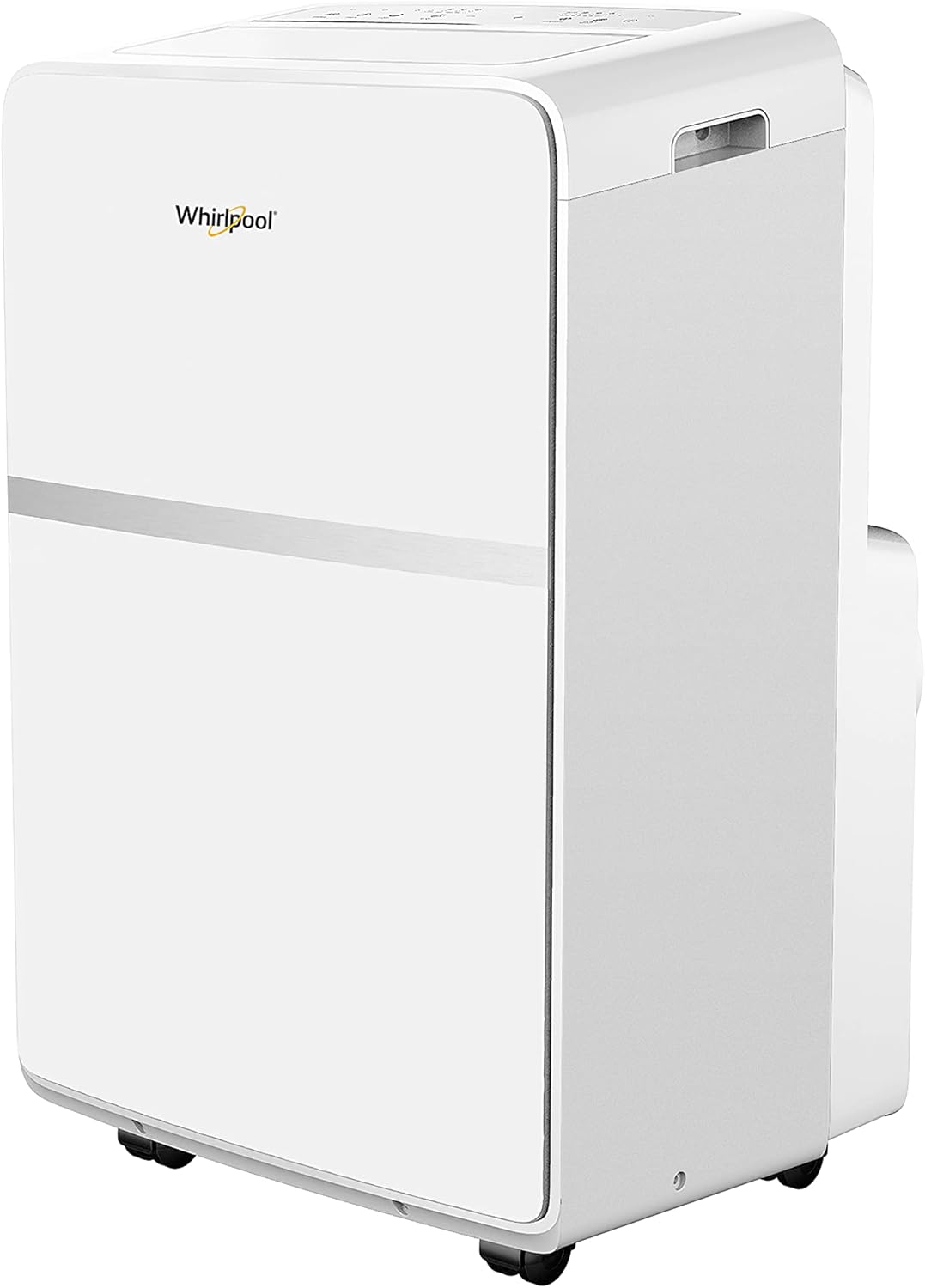 Whirlpool 8,000 BTU Portable Air Conditioner for Home with Dehumidifier, A/C Portable Air Conditioner for Apartment and Bedroom, 115V, AC for Small Rooms up to 350 Square Feet with Remote in White