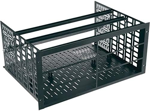 Middle Atlantic Products - RSHA-SONOS-AMP6 - Middle Atlantic Custom Shelf for (6) Sonos Amps, 5RU, 14D, Anodized - 5U Rack Height x 19 Rack Width - Rack-mountable - Black Powder Coat, Brushed Black -