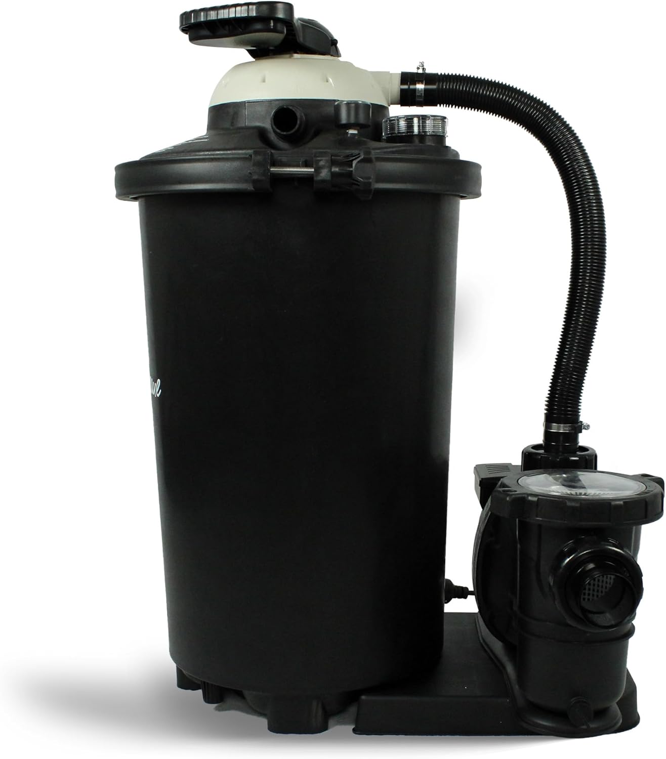 FlowXtreme 16-in, 100lb Sand Filter System for Above Ground Pools with Multiport Valve, 1 HP, 5,400 GPH, 50-ft Max Head