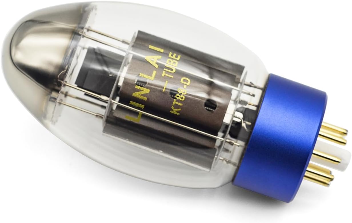 LINLAI Tube 1 Pair KT88 Free Matching Vacuum Hifi Valve Electronic Tube for Class Pairing Audio Amplifier Replaced 42W Power Amplication(2pcs in a pack) (KT88-D)