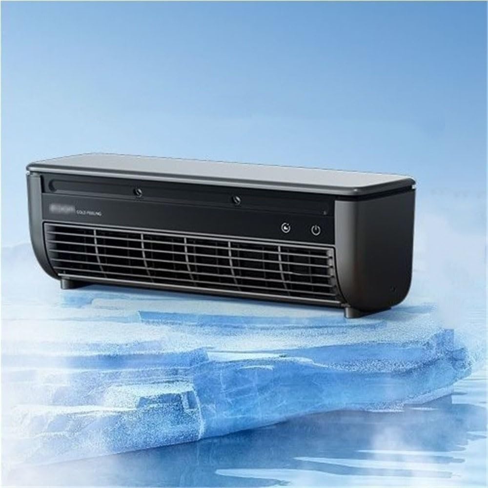 Mini Wall-Mounted Air Conditioner with Remote Control - Portable Cold Air Blower, Low Energy Consumption, Fast Cooling for Bedroom, Living Room, and Office