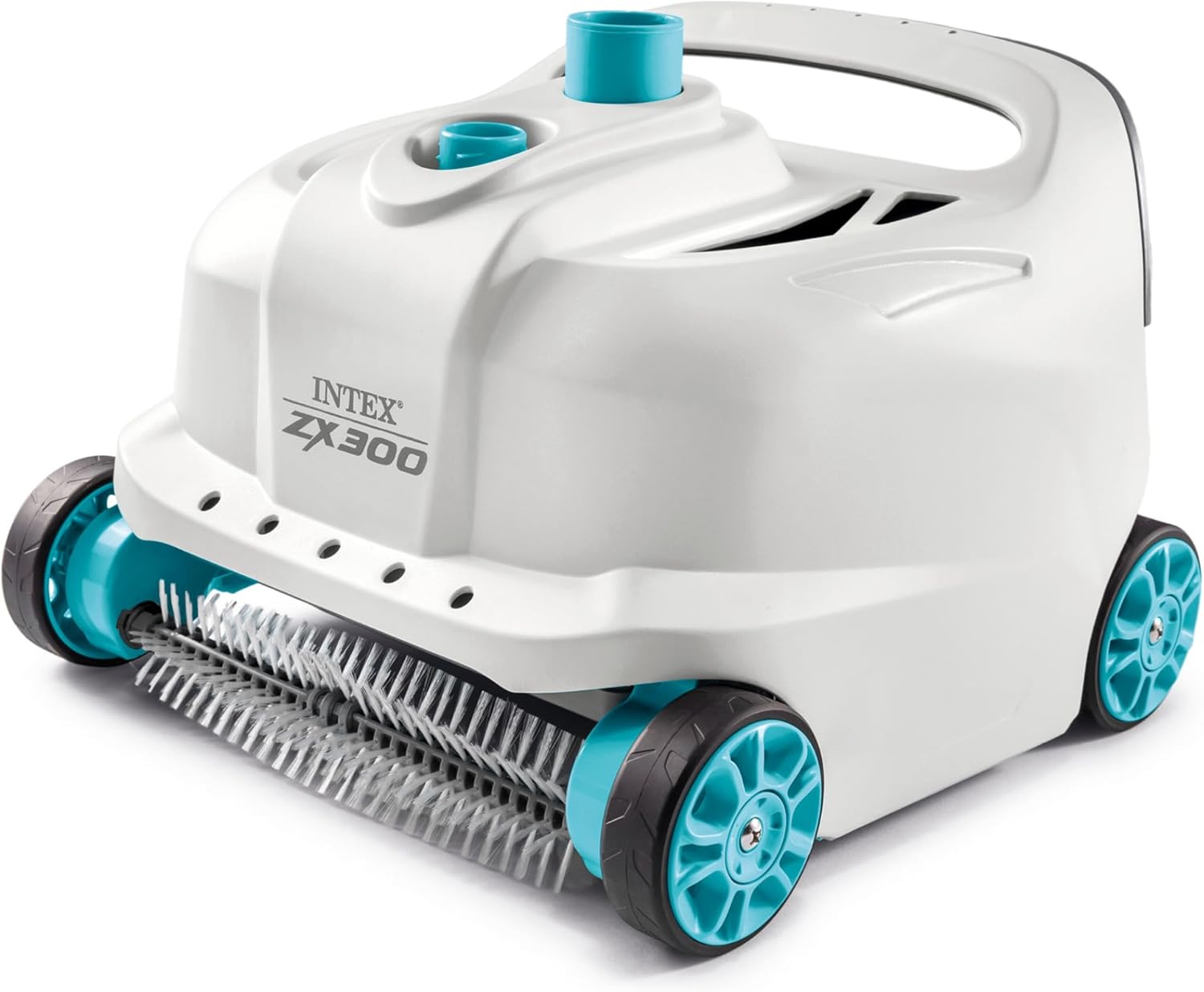 INTEX Deluxe Pressure-Side Above Ground Automatic Pool Cleaner Vacuum - For Bigger Pools – Cleans Pool Floors and Walls – Removes Debris – Removable Filter Tray – 21ft Tangle Free Hose