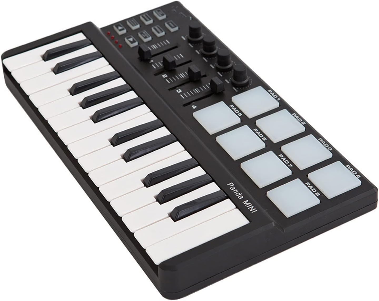 Keyboard Piano MIDI Keyboard Controller Mini 25-Key USB Keyboard and Drum Pad MIDI Controller Professional Musical Instruments