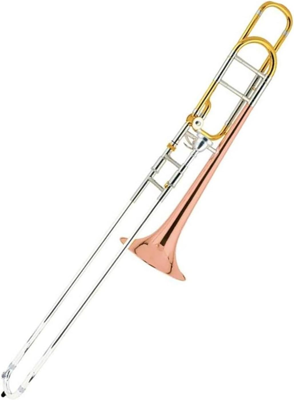 Adult Trombone Instrument Gold Brass Trumpet Shaped Tenor Tuning Trombone Instrument