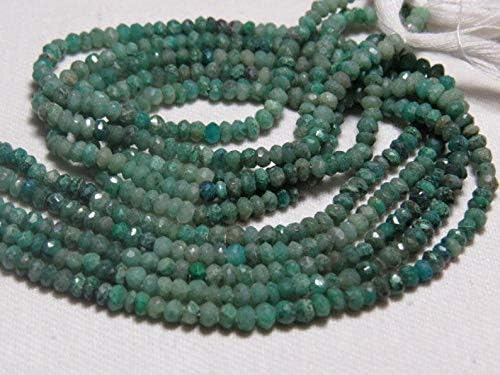 13 inch Natural Beads Strand of 3mm Faceted Round Chrysocolla Gemstone Beads for DIY Jewelry - Necklace, Bracelet, Earring, Ring.