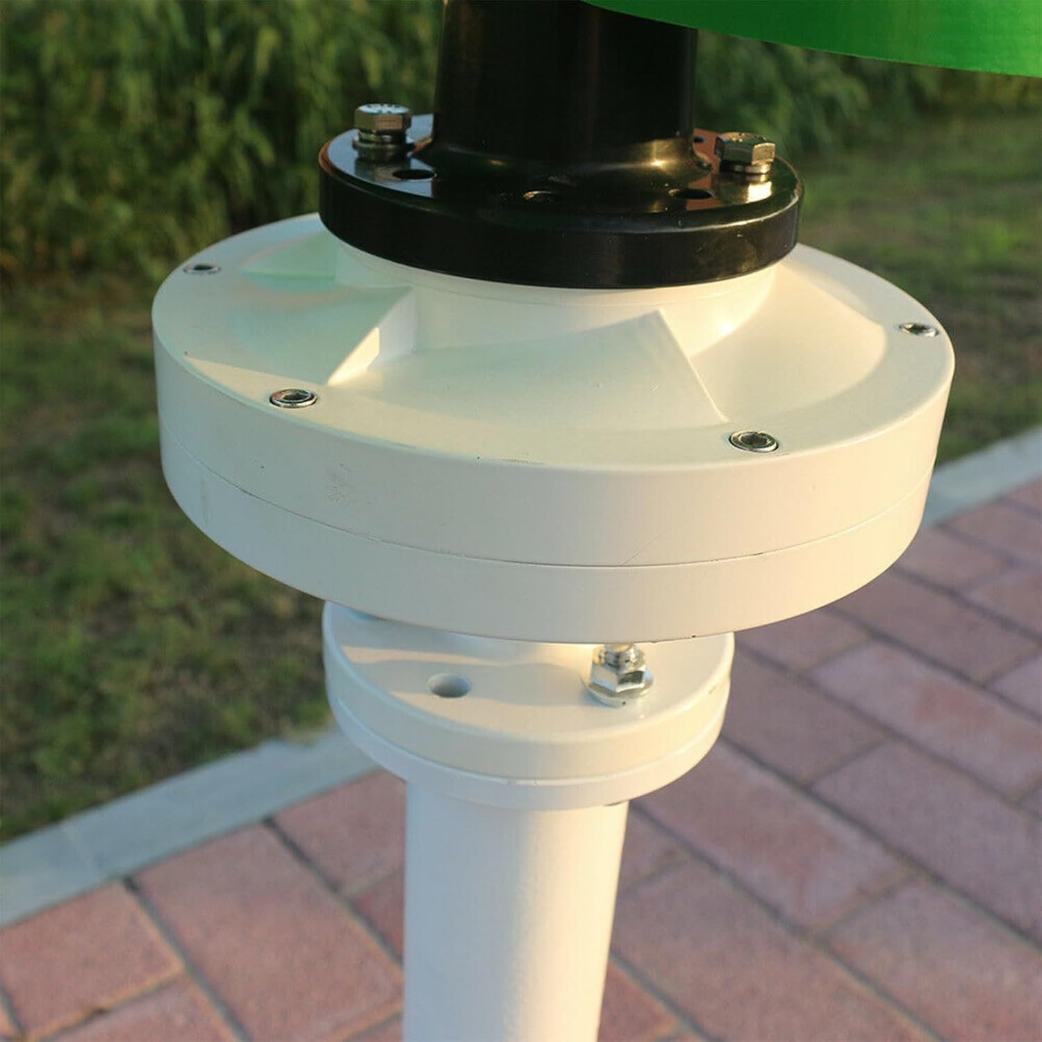 12V 24V 2000w Permanent Magnet Vertical Wind Turbine Kit Vertical Axis Wind Turbine With MPPT Controller For Home Garden Boat Marine Monitoring (Mast Not Included) ( Color : Green B , Size : 12v )