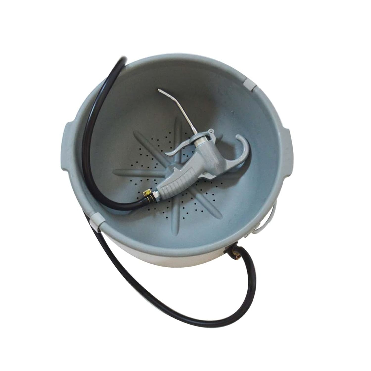 INTBUYING Portable Handheld Oiler Bucket Threading Pipe Machine Threading Machine Lubricator Oil Gun Drum Set Tool Barrel Pipe Threader Pipe Threading Oiler Hand Held Oiler Bucket Tool