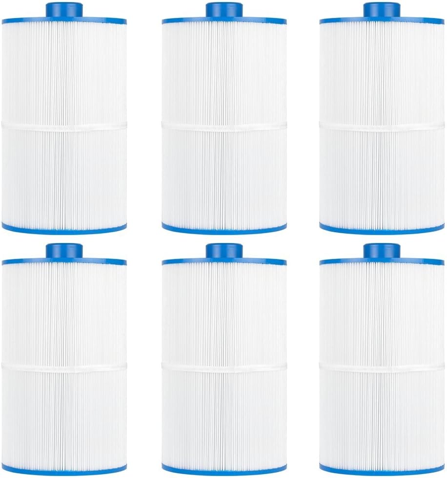 Clear Choice Pool Spa Filter 8.00 Dia x 13.00 in Cartridge Replacement for Coleman Spa 75 Baleen AK-7008, [6-Pack]