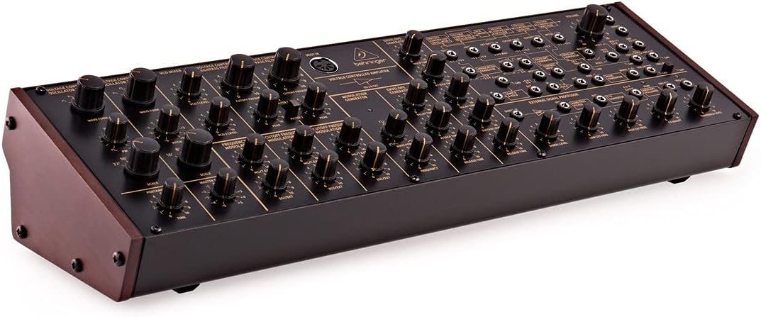 Behringer K-2 Analog and Semi-Modular Synthesizer with Dual VCOs, Ring Modulator, External Signal Processor, 16-Voice Poly Chain and Eurorack Format