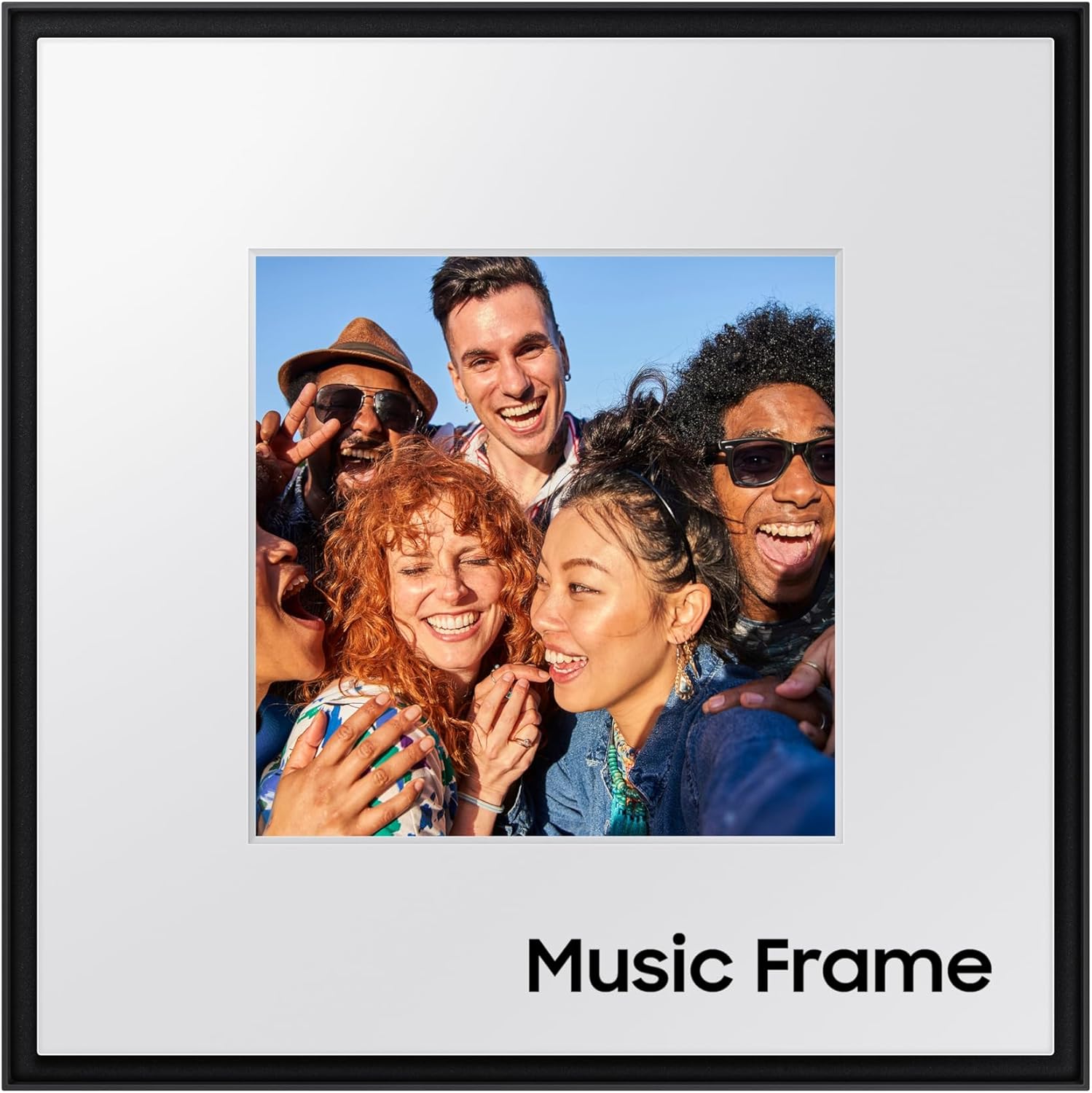 SAMSUNG LS60D Music Frame Smart Speaker with Dolby Atmos Audio, Q-Symphony, Customizable Design, Wide Range Sound, Wireless Wi-Fi and Bluetooth Music Streaming, HW-LS60D/ZA
