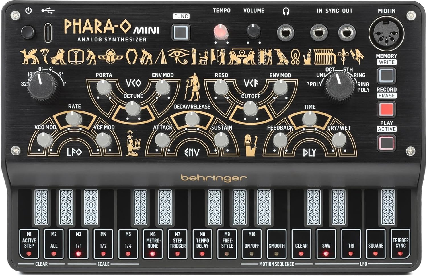 Behringer PHARA-O MINI Mini Synthesizer for Compact Sound Design