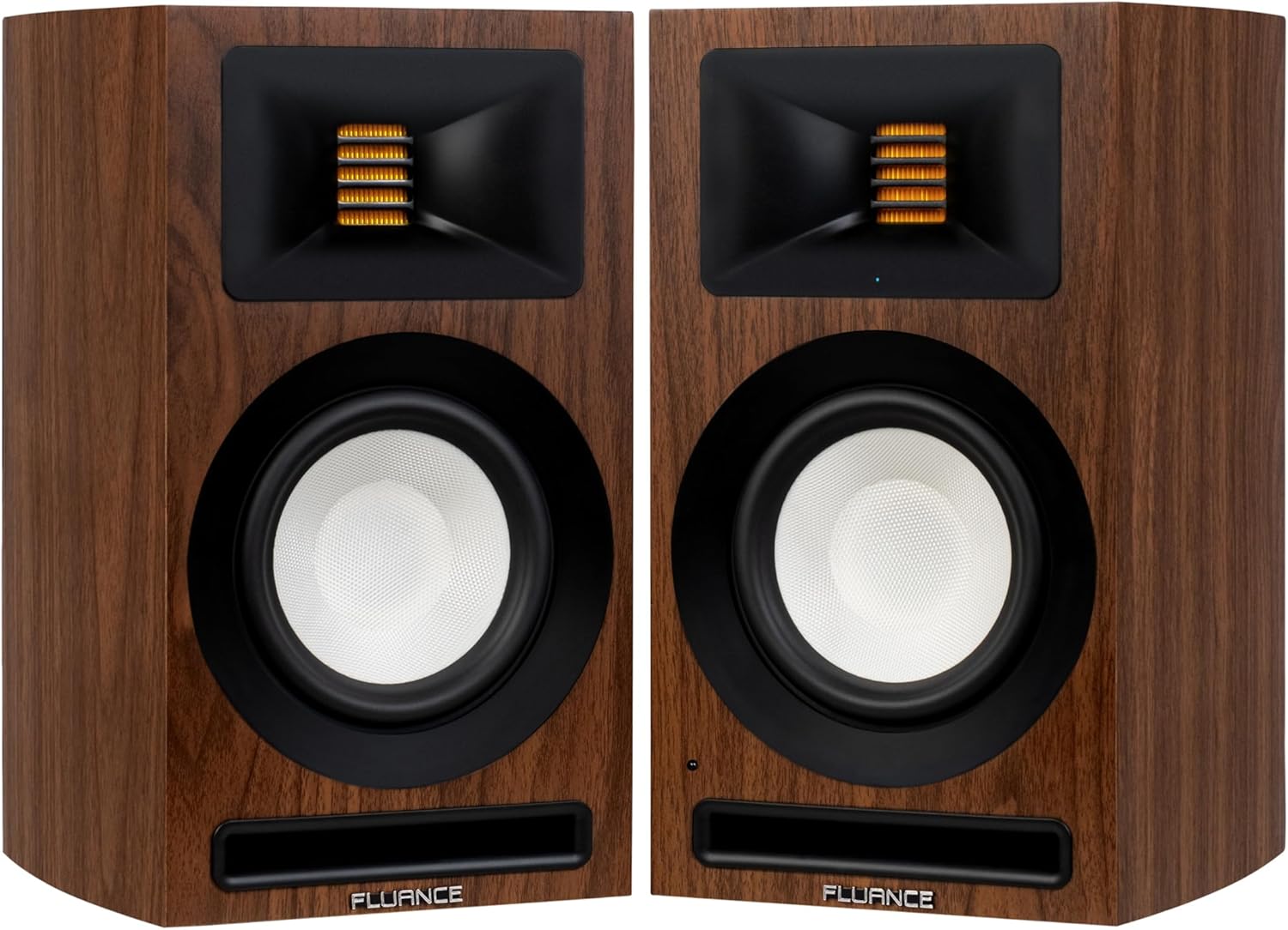 Fluance Ri71 Reference Stereo Powered Bookshelf Speakers with High Performance AMT Tweeters, 5
