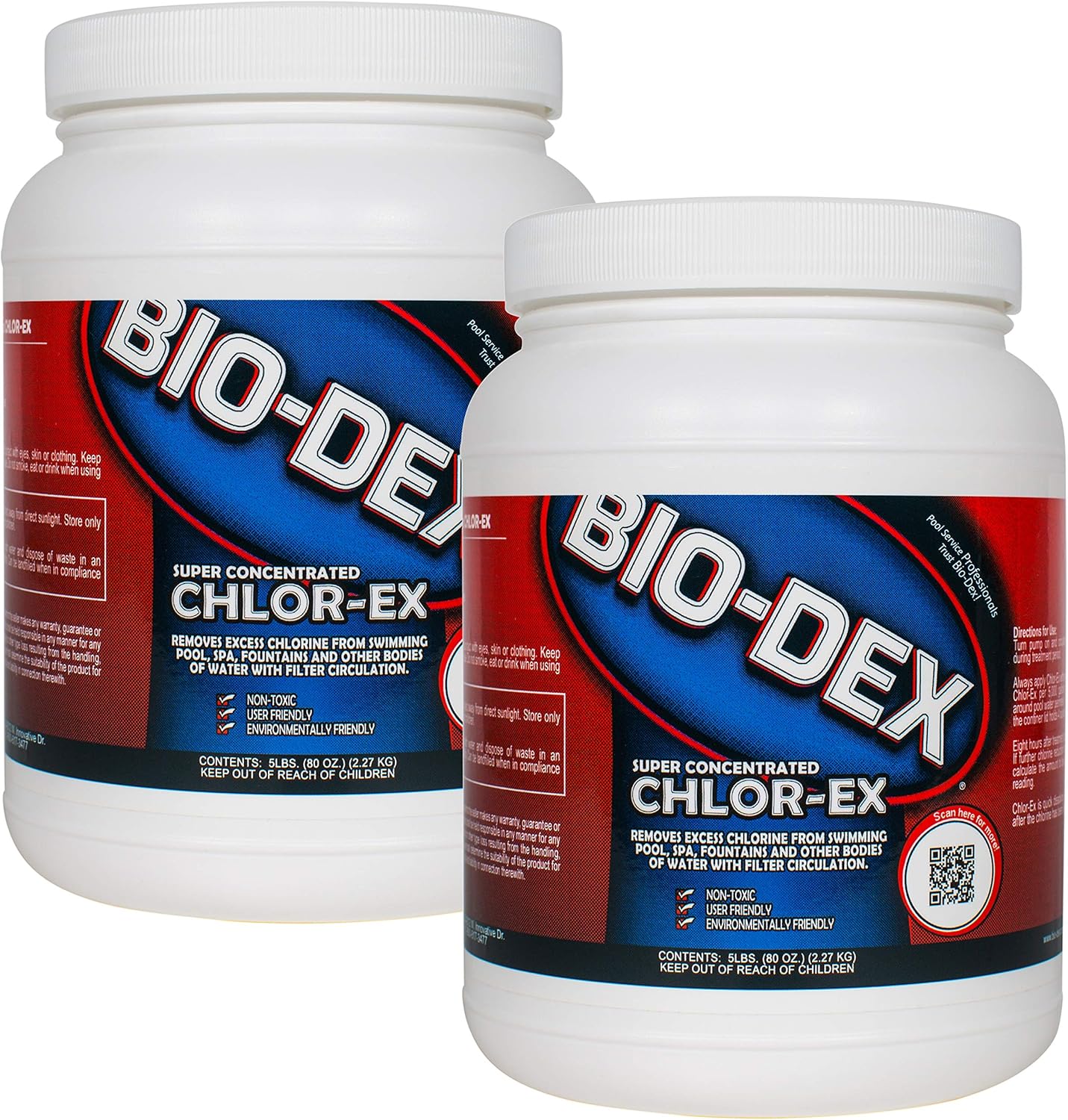 Bio-Dex Chlor-Ex (5 lb) (2 Pack)
