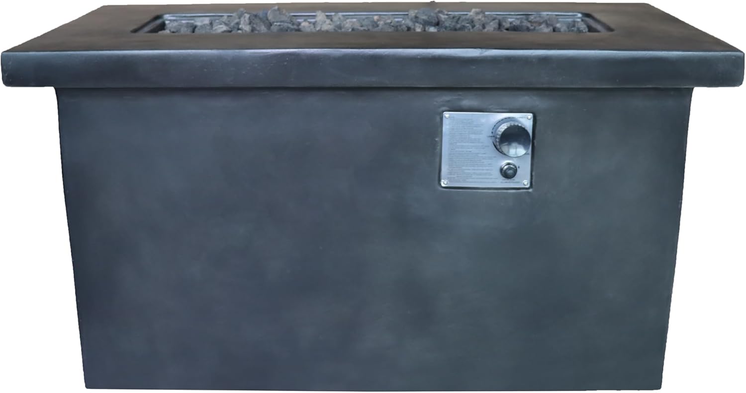 24'' H Concrete Propane,Natural Gas Outdoor Fire Pit Table