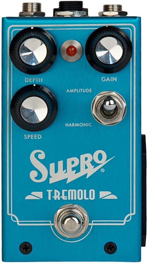 Supro Tremolo - Amplitude and Harmonic Tremolo Drive Pedal