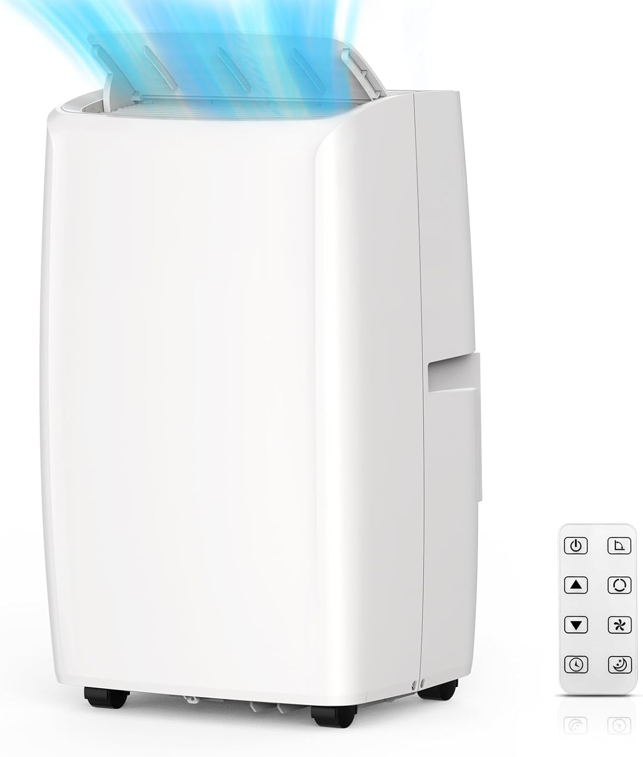 14000 BTUs Portable Air Conditioners, 3 in-1 Portable AC Cools Up to 750 Sq. Ft, Stand Up Room Air Conditioner with Remote Control, Dehumidifier, Fan, 24Hrs Timer, Sleep Mode