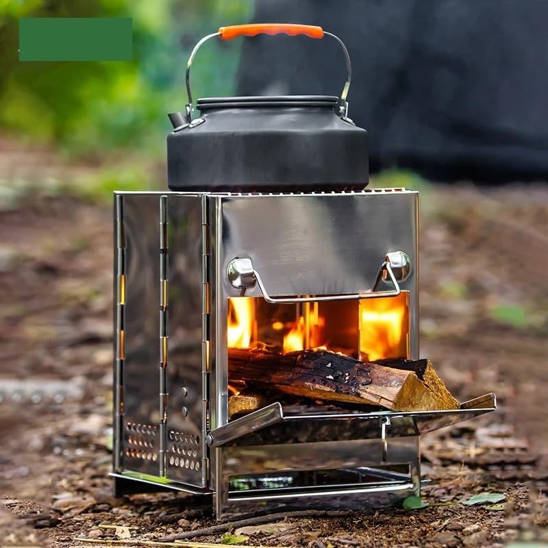 Outdoor Fireplaces Outdoor Garden Wood Burning Barbecue Stove Folding Fire Pit Bonfire Firewood Brazier for Camping Fire Pits