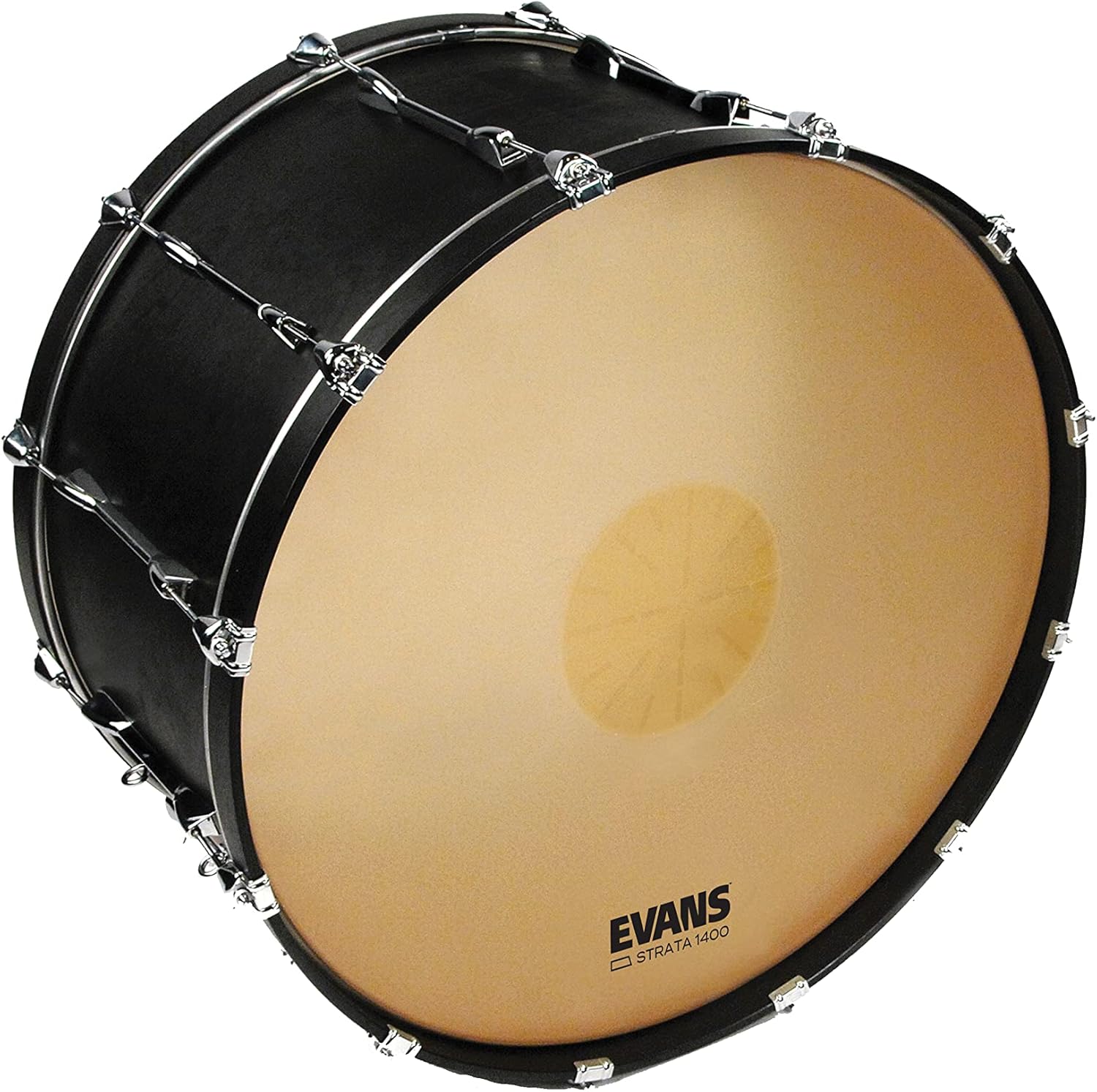 Evans Strata 1400 Power Center Reverse Dot Concert Bass Drum Head, 40 Inch
