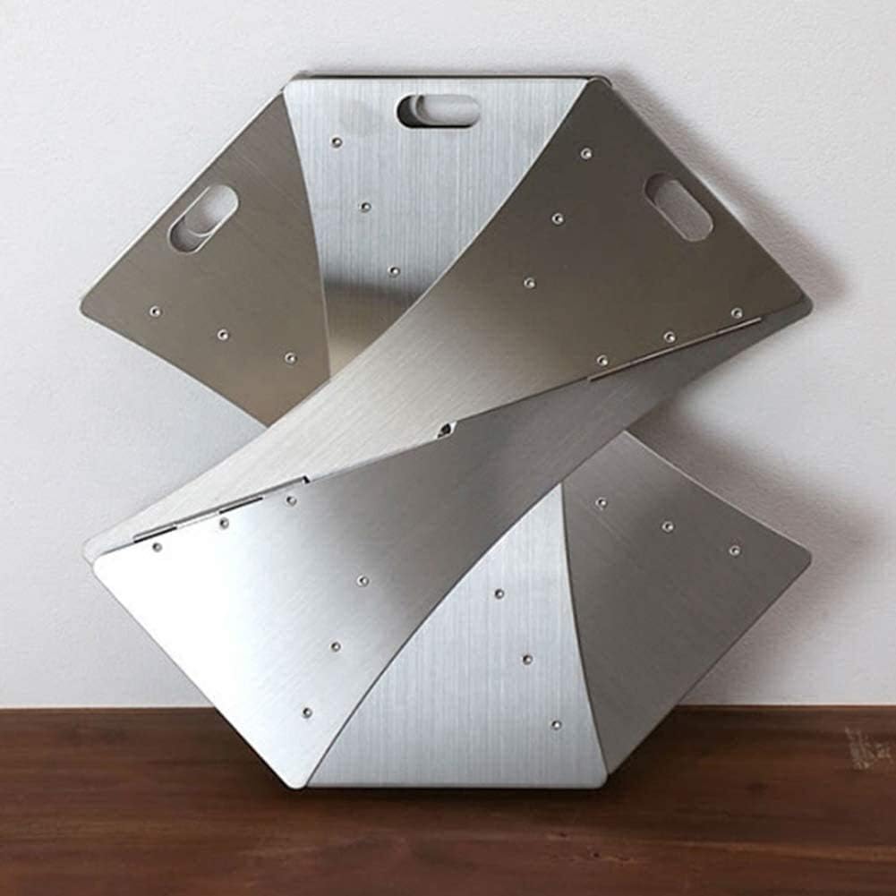 Fire Pits Outdoor Wood Burning Fire Pits Outdoor Fire Pit Bonfire Coal Grill Firepit for Outside Grill Charcoal Smokeless Grill with Spark Screen Poker with Cover BBQ Cooking for Outsid