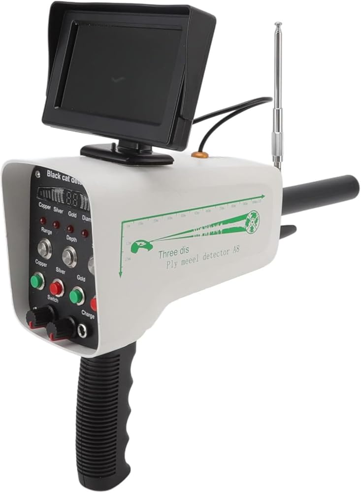 Smart Metal Detector for Gold Prospecting, 30m Depth & 1000M Range, Underground Treasure Scanner with AC100-240V