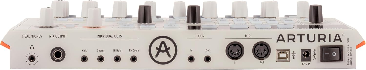 Arturia DrumBrute Impact 1984 Analog Drum Machine - White