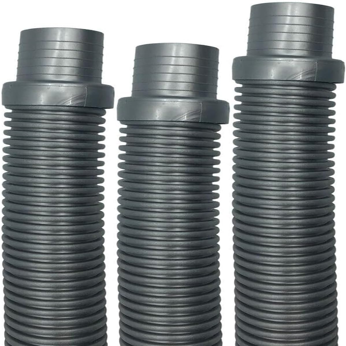 Replacement for Puri Tech Hose Silver Replacement for Hayward Navigator Pool Vac Ultra Aquabug 1.5in x 4ft 3 pk