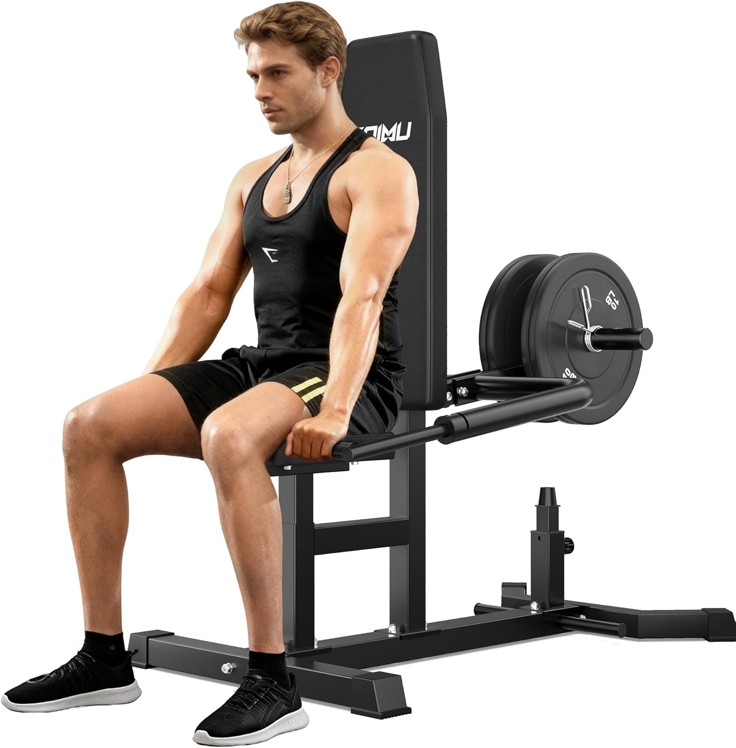 SD01 Seated Dip Machine, 400LBS Strength Training Upper Body Machine with Tricep Dip Press & Cable Bar for Home Gym, Compact Design for Chest, Biceps, and Triceps Workout