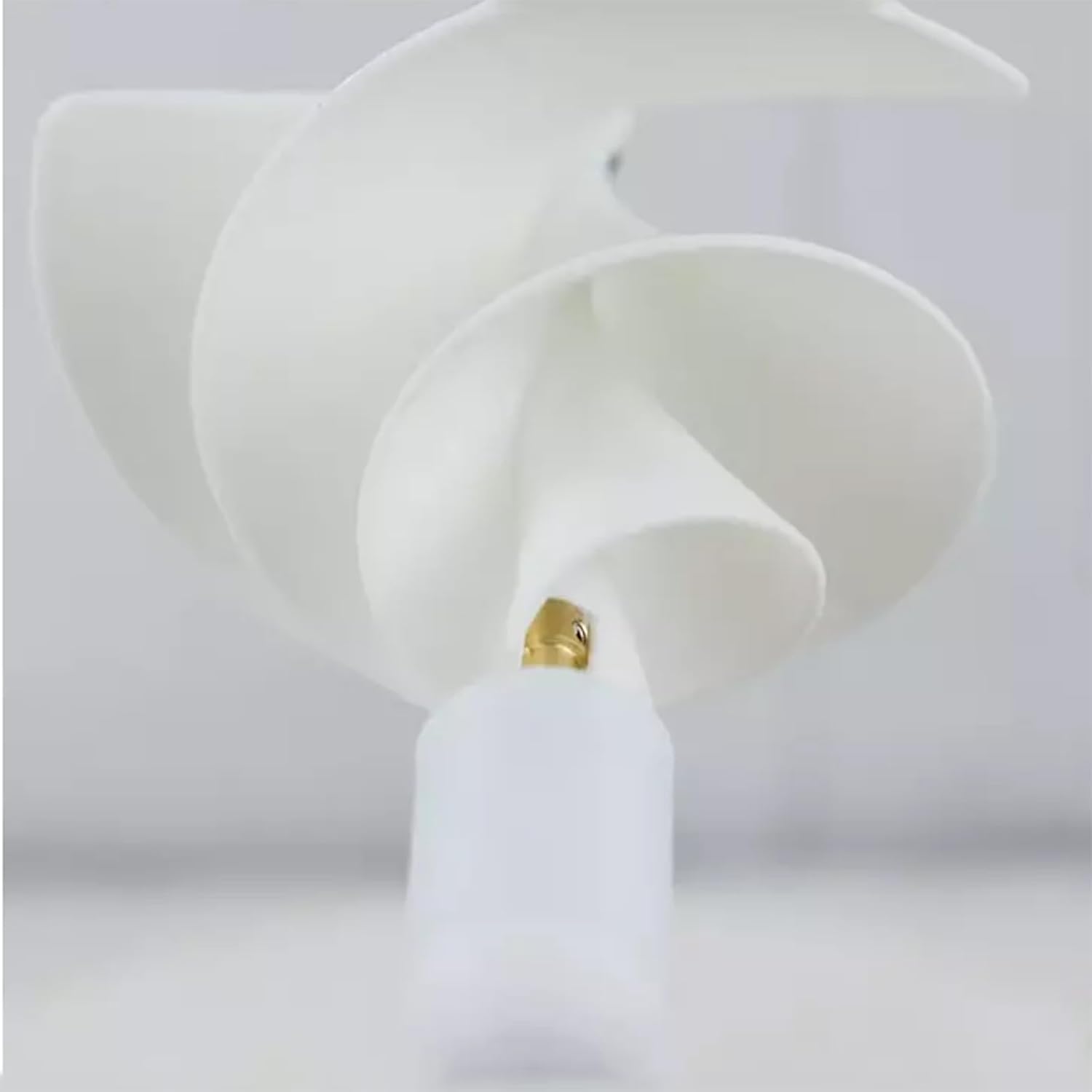 10W Micro Spiral Wind Turbine Generator - High-Efficiency PMG, DIY Breeze-Start Model with LED Light for Renewable Energy Projects (1 Piece)