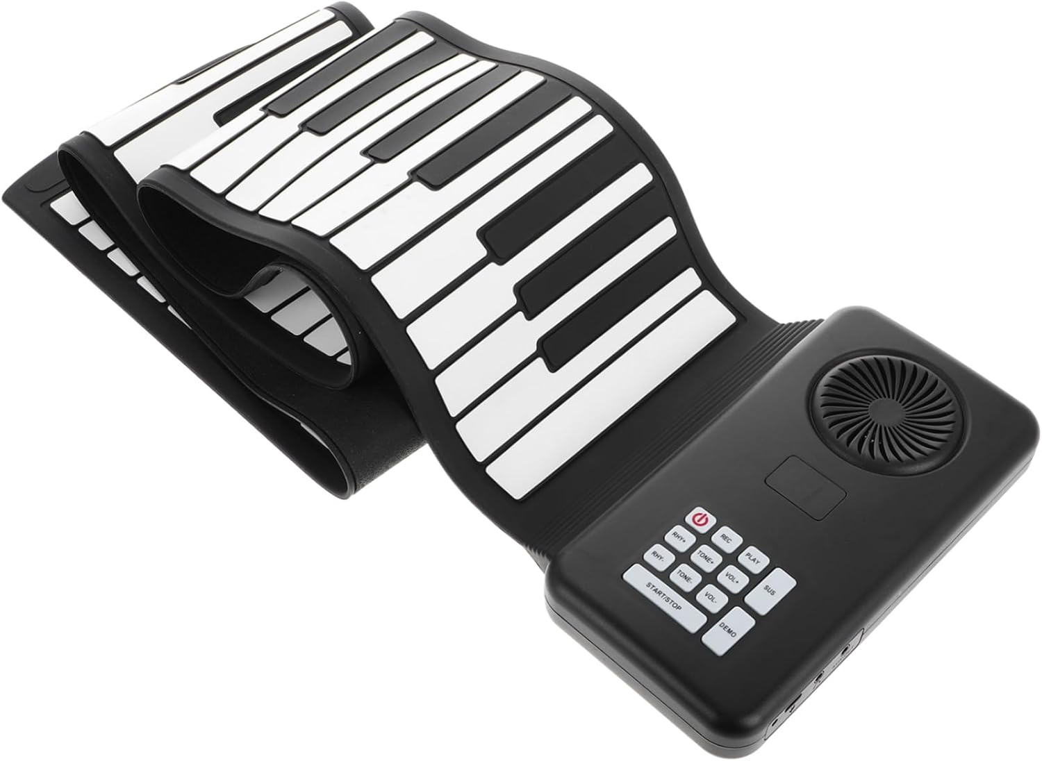 Foldable Keys Roll up Piano with Speaker Portable Silicone Keyboard for Outdoor Music Practice and Battery Operated Fun