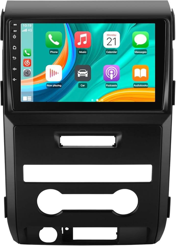 AWESAFE [2GB+32GB] Car Stereo for Ford F150 F-150 2009 2010 2011 2012 with Wireless CarPlay Android Auto, 9